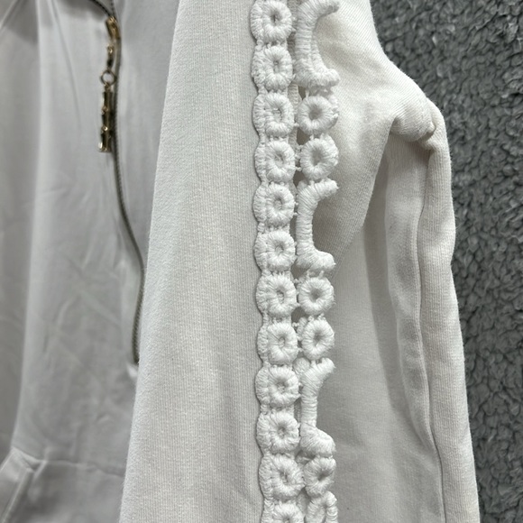 Lily Pulitzer half zip white jacket size XS - Picture 4 of 9